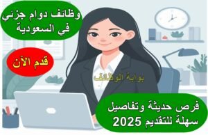 وظائف دوام جزئي في السعودية